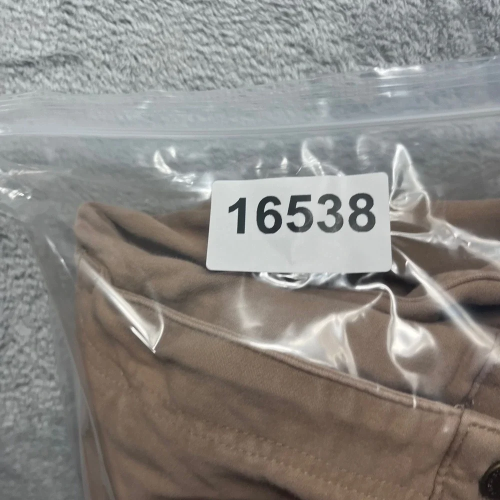 Banana Republic Traveler Pants Mens 35x32 Slim Fit Tan Khaki Chino 5-Pocket